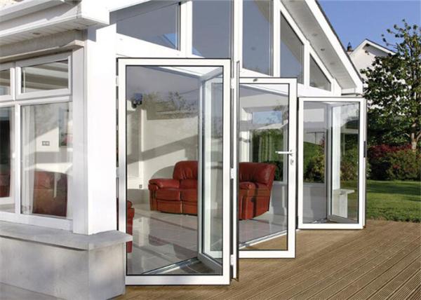 Soundproof Commercial Aluminium Doors , Interior Aluminium Sliding Patio Doors