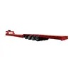 8 Axles Chassis Loader Lowboy Trailers Gooseneck Semi Trailers Tilt Slide Standard Low Bed Truck Trailer