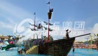 O equipamento do parque da água do jogo do Aqua da fibra de vidro, navio de pirata caçoa corrediças de água