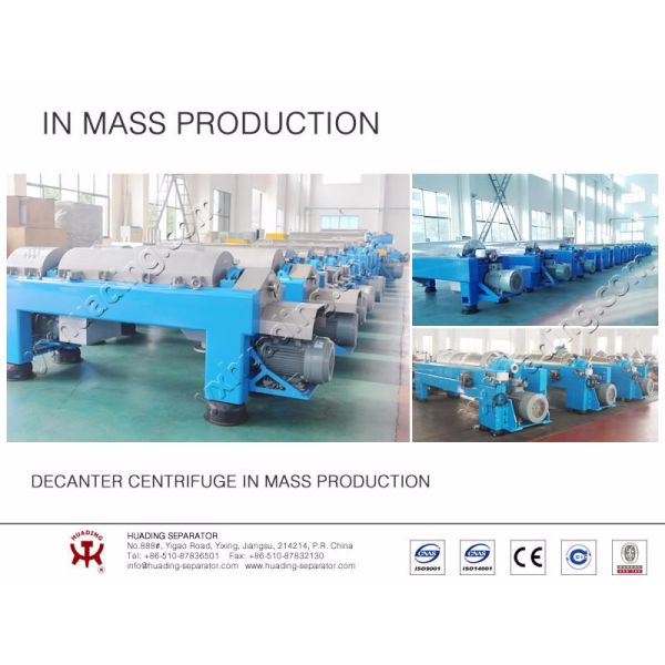 3 Phase Decanter Centrifuge for Petroleum Oil Sludge Centrifuge Separator