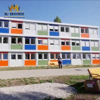 Casa pré-fabricada qualificada do recipiente da construção de aço como a sala de aula