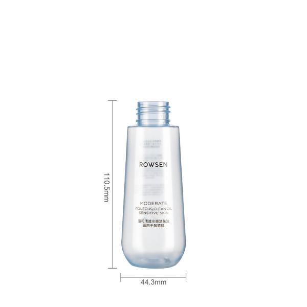 Garrafas cosméticas plásticas feitas sob encomenda com as garrafas plásticas da bomba de óleo 100ML
