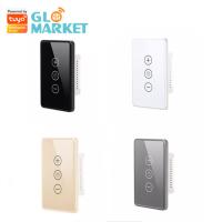 Plus faible commutateur intelligent d'Alexa Google Voice Activated Dimmer d'écran tactile de commutateur de Tuya Wifi