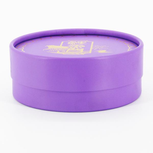 Custom Luxury Spot UV Printing Small Round Cardboard Boxes Packaging Jewelry