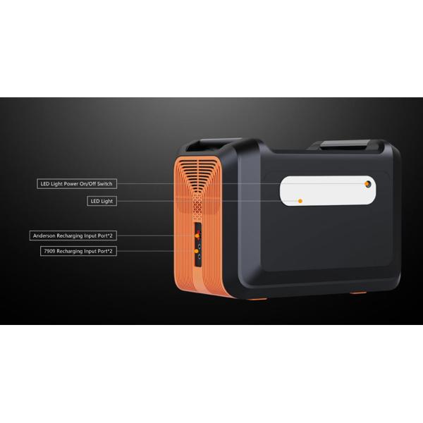 на открытом воздухе располагаясь лагерем портативный банк 48V 2232Wh солнечной энергии 2400W