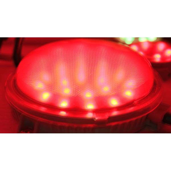 100mm 24V SMD3535 RGB IP67 Waterproof LED Point Light with DMX512 Control and 180° Beam Angle