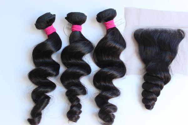 Wet And Wavy Weave Virgin  Human Hair Extensions Can Be Bleached