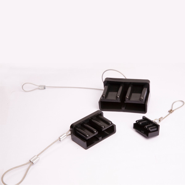 Conector de batería de montacargas resistente a los ácidos EC320 masculino femenino con carcasa terminal de PP durable