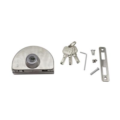 Hot Sale Stainless Steel Slide Glass Door Locks One Side Locking-Glass