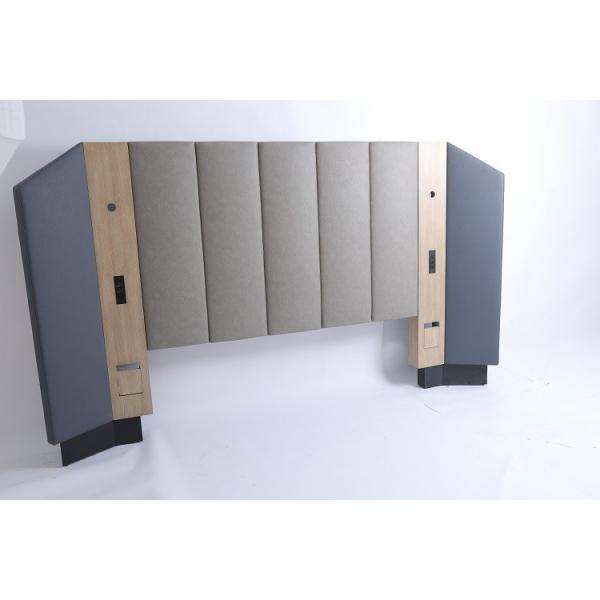 Hotel Bed Headboard Bedroom EKing Siz Bed Furniture Fabric Upholstered Tuft