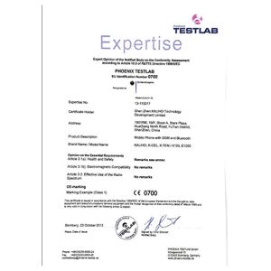 ShenZhen KALIHO Technology Co.,LTD Сертификации