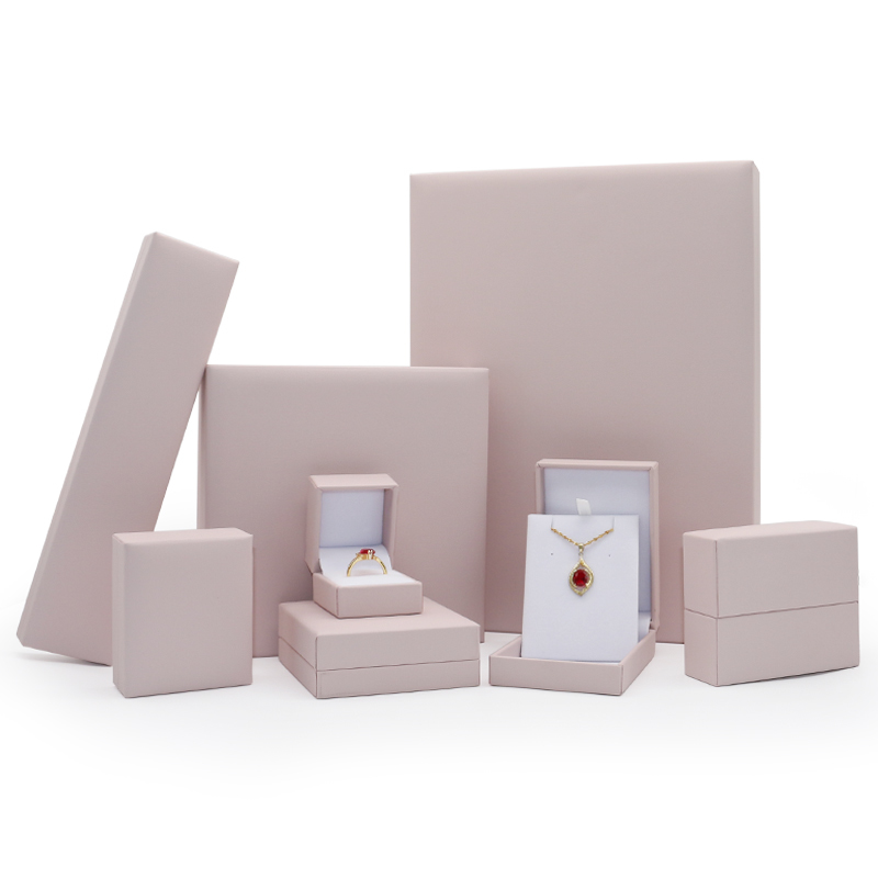 Customization PU Leather Jewelry Box For Wedding Ring Packaging Minimalist Design