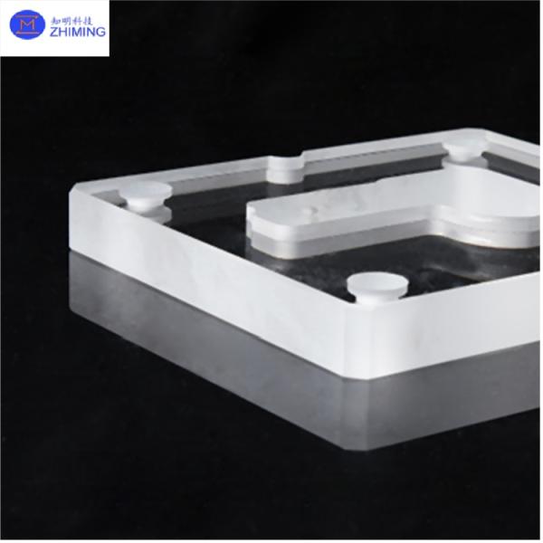 ​​High Purity Quartz Glass Plate With Laser-Drilled Custom-Shaped Through-Holes​​