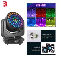 DMX512 37*15W RGBW Mélange infini LED tête mobile