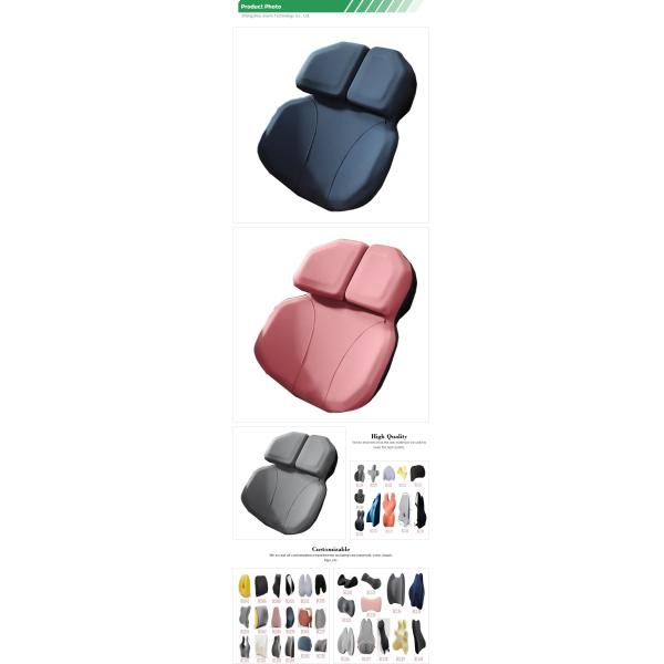 Foldable Memory Foam Lumbar Support Chair Back Cushion for Bus Driver Pain Relief