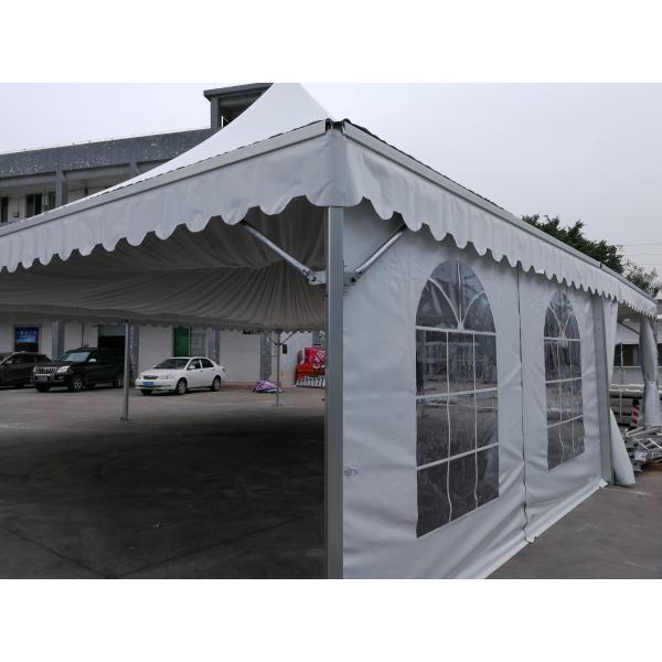 Rain proof Bline Tent Alpain Tent With Roof Rain gutters Commercial Party Tent 100 People Capacity
