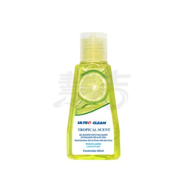 Transparent Antibacterial Hand Sanitizer Organic Glycerine Flavours Middle Size