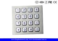 Clavier numérique industriel d'Access de porte de clavier d'utilisation de machine avec la disposition Costomizable de 16 clés