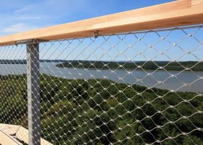316/304 Ss Wire Stainless Steel Rope Mesh 3mm For Bridge Fall Protection