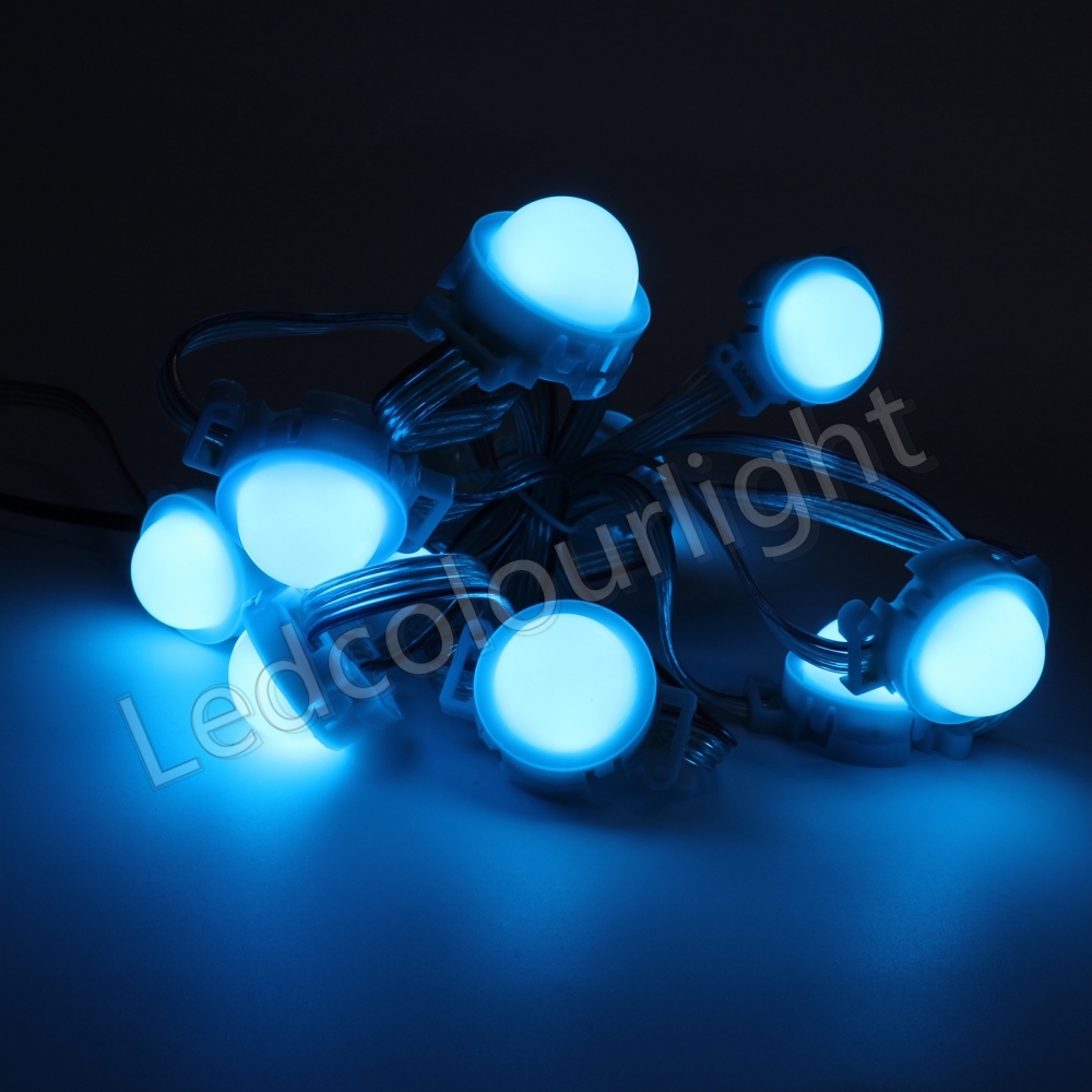 UCS2904 RGBW Control IP67 Waterproof 30mm Pixel Light 12V 24V Permanent Christmas Track Lights