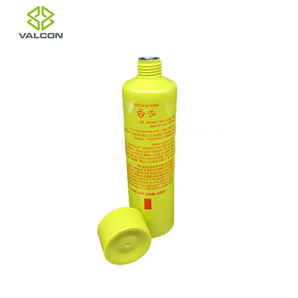 Matte Shampoo Tube Packaging , PE Material Plastic Tube Containers Screw Cap