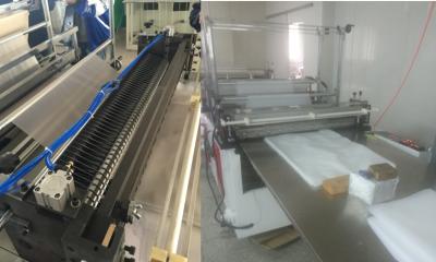 Cold cutting bag making machine double servo motor For HDPE LDPE