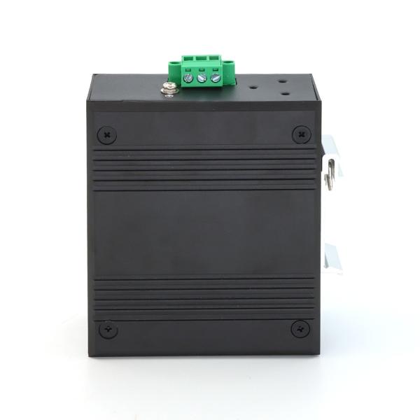 DIN Rail Mount Industrial Ethernet Switches 8 Port IP40 With Dual Row Port