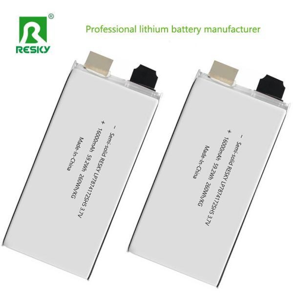 Semi-solid High Rate RC Lipo Battery 16000mAh with 260Wh/kg Energy Density and 5C Discharge for RC UAV