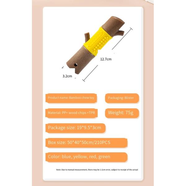 Juguete duradero para mascotas Juguete para masticar para limpiar los dientes