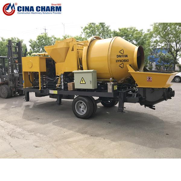 Mini Concrete Mixer Pump JBS40 40m3/H With Electric Motor Portable Concrete Pumps