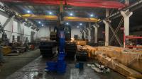 Tipo excavador Mounted Pile Driver 40T del barco del 15m con el martillo del Vibro