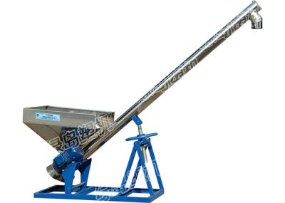 Capacity 1000kg/H Plastic Spiral Feeder , Low Noise Hopper Feeder Conveyor