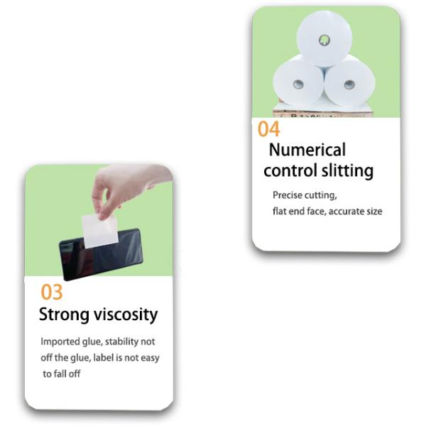 No Printing Self Adhesive Kraft Paper Roll Water Activated Adhesive Abrasion Resistant 80g