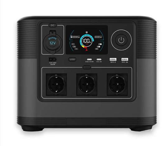 1200 Watt Home Camping Solar Storage Pure Sine Wave Solar Generator LiFePO4 Lithium Battery Portable Power Station 1200W