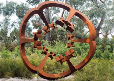 Les sculptures rouillées en jardin de couleur d'oxyde, jardin en métal fleurit la sculpture 150cm Heigh