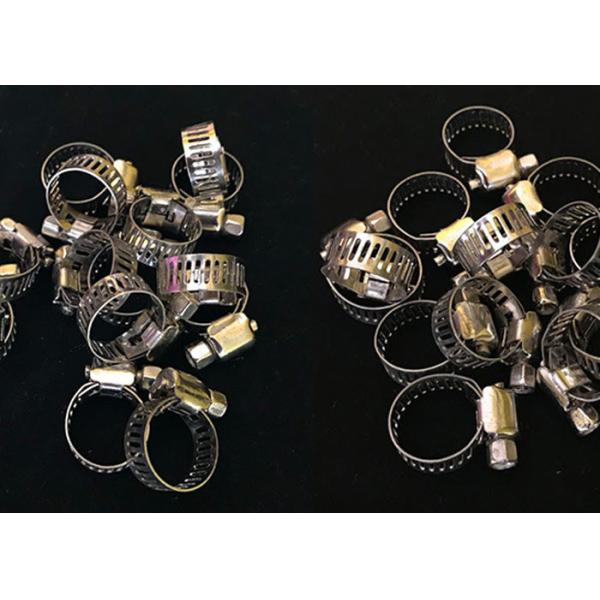 201 Stainless Steel Pipe Clamps / Ss Hose Clamp 10-16 13-19 Diameter