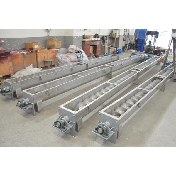 Carbon Steel U Type Horizontal Screw Conveyor for Powder and Granular Materials