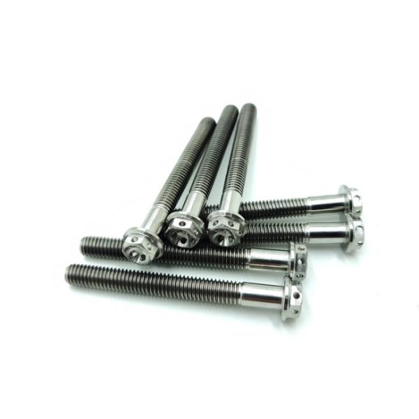 ISO M8x40 Hex Head Flanged Titanium Screws GR5
