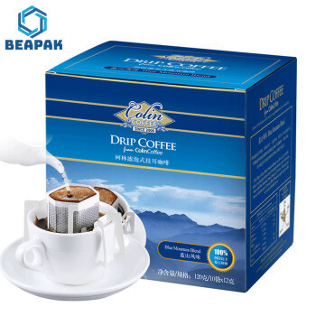 Бортовые цедильные мешки кофе потека плоского дна Гуссет с клапаном