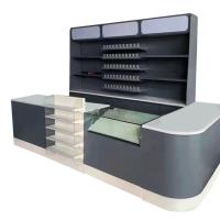 Conveyor Belt Supermarché Compteur de caisse Armoire en acier laminé à froid Longueur personnalisée