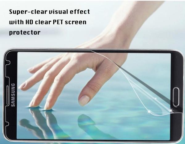 Samsung HD clear PET Screen Protector, 100% Bubble-free,high transparency,anti-fingerprint