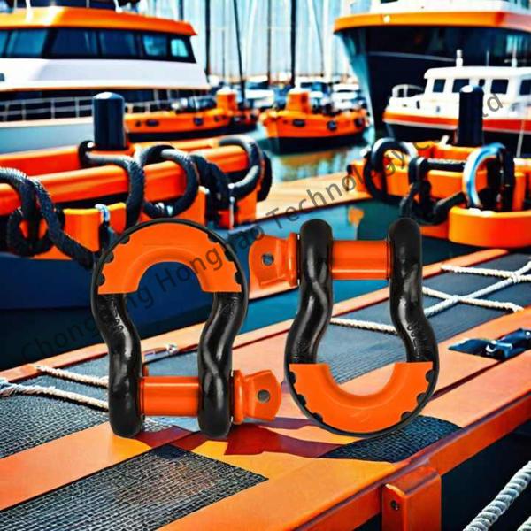 Aventura al aire libre Esencial Durable Alta resistencia de arco de grilletes con perno de seguridad perno