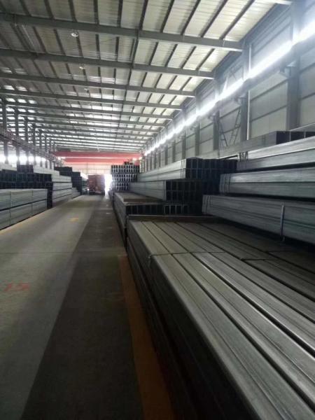 Square Hollow Steel Pipe Made By Hot Dipped Galvanized Steel Coil 100 X 100 mm