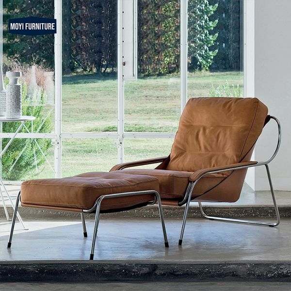 Home Furniture Synthetic Leather Recliner Chair Luxury Chesterfield Designer Lounge Chair Living Room Comfortable Design