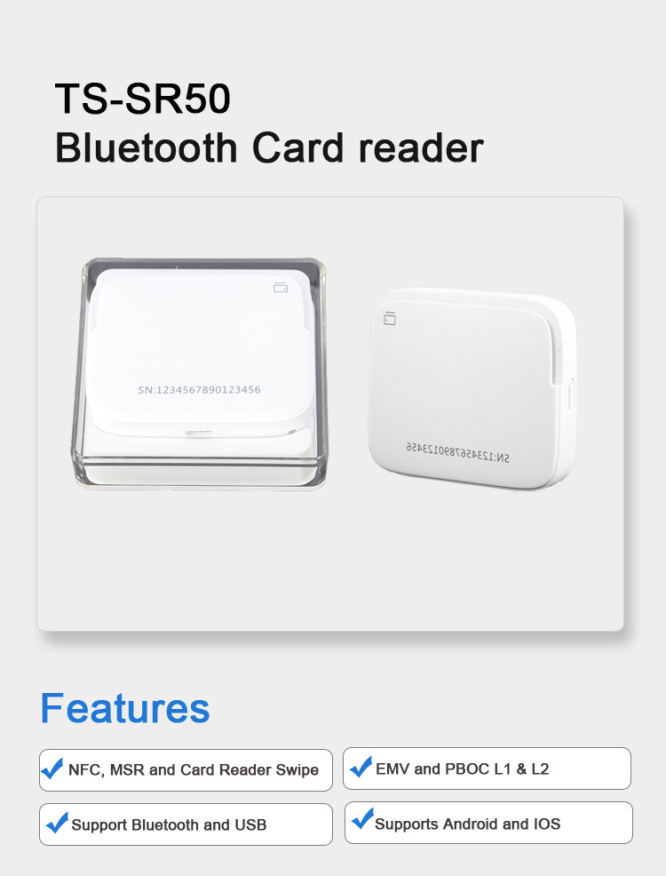 Mini Card Reader Terminal MPOS Device POS Android IOS System