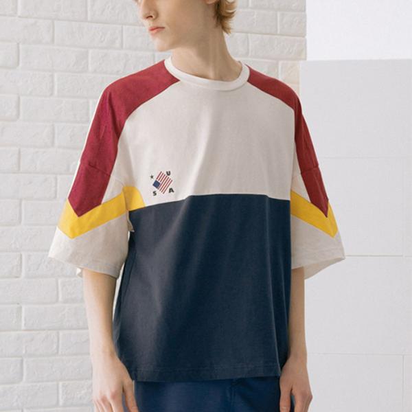 Color Combination Mens Trendy T Shirts Polo Style For Adults / Teenager