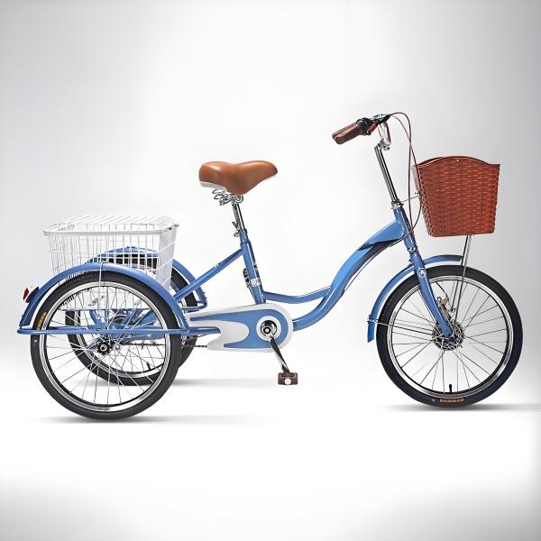 Алюминиевый трехколесный велосипед для взрослых на 24 дюйма 26 дюймов