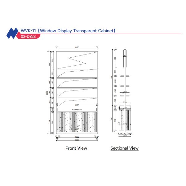 Transparent Retail Perfume Display Cabinet Skincare Cosmetic Showcase Rack