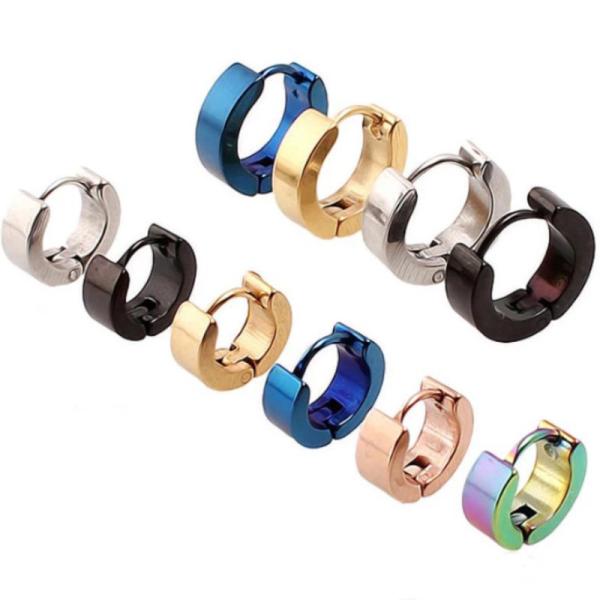 High Durability Titanium Jewelry Men's Studs European American for Hip Hop