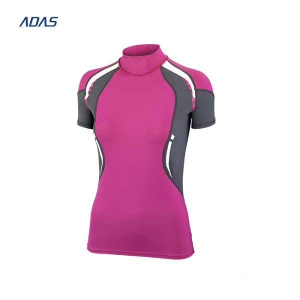 Sublimation Spandex mens Women's Long Sleeve Rash Guard 200 Gram Custom